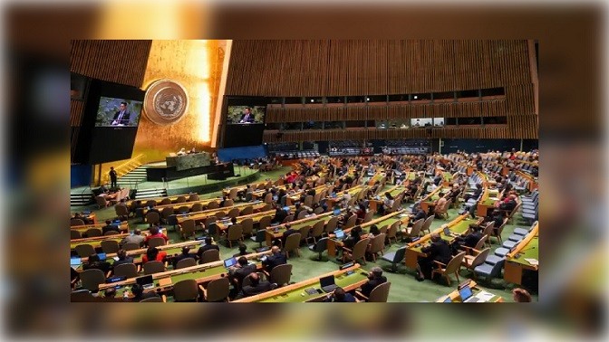 জাতিসংঘে ফিলিস্তিনের নিঃশর্ত ও স্থায়ী যুদ্ধবিরতির প্রস্তাব পাস