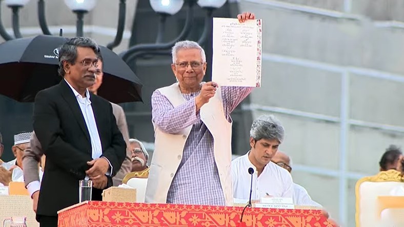 জুলাই সনদে সই করেছে রাজনৈতিক দলগুলো